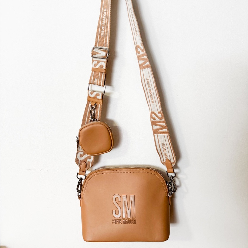 steve madden tan crossbody purse